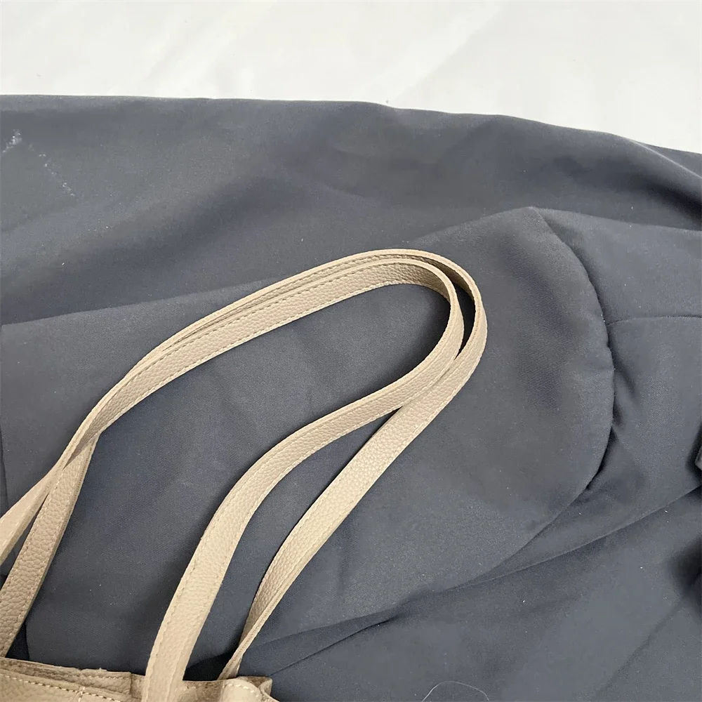 Branded Designer Shoulder Tote Bags For Women Soft PU Leather 2-IN-1 Big Capacity Shopper Tote Set 2026 Luxury Designer Handbags