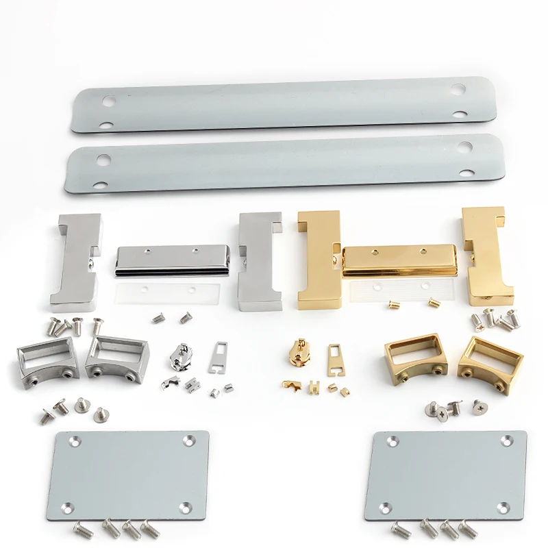 Luxury Stainless Steel Metal Clasp Wholesale Bag Twist Turn Lock a Set of Locks For Woman Handbags Purse Hardware Accessories