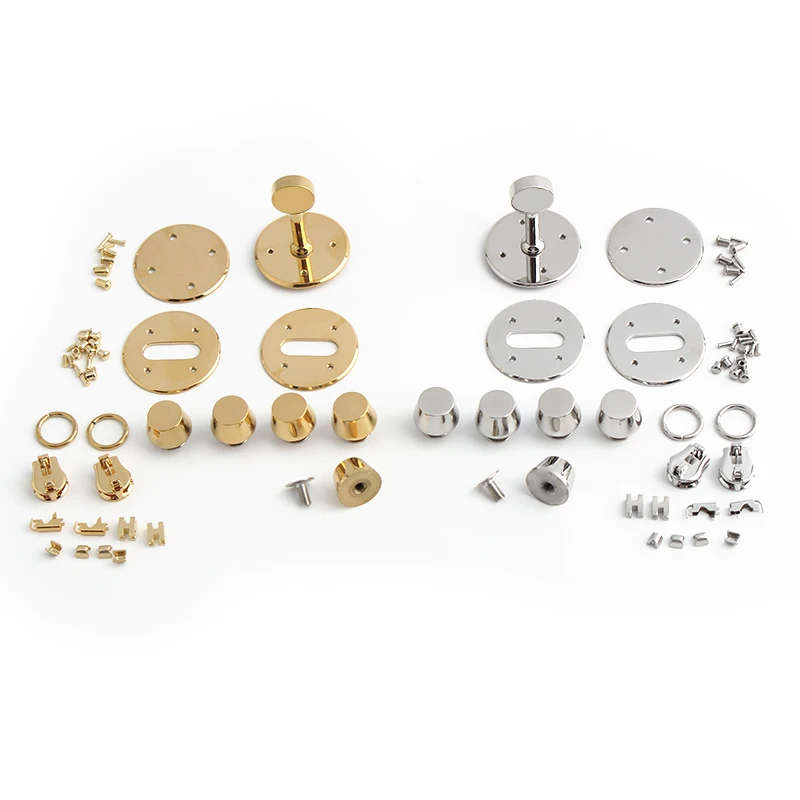 Luxury Stainless Steel Metal Clasp Wholesale Bag Twist Turn Lock a Set of Locks For Woman Handbags Purse Hardware Accessories