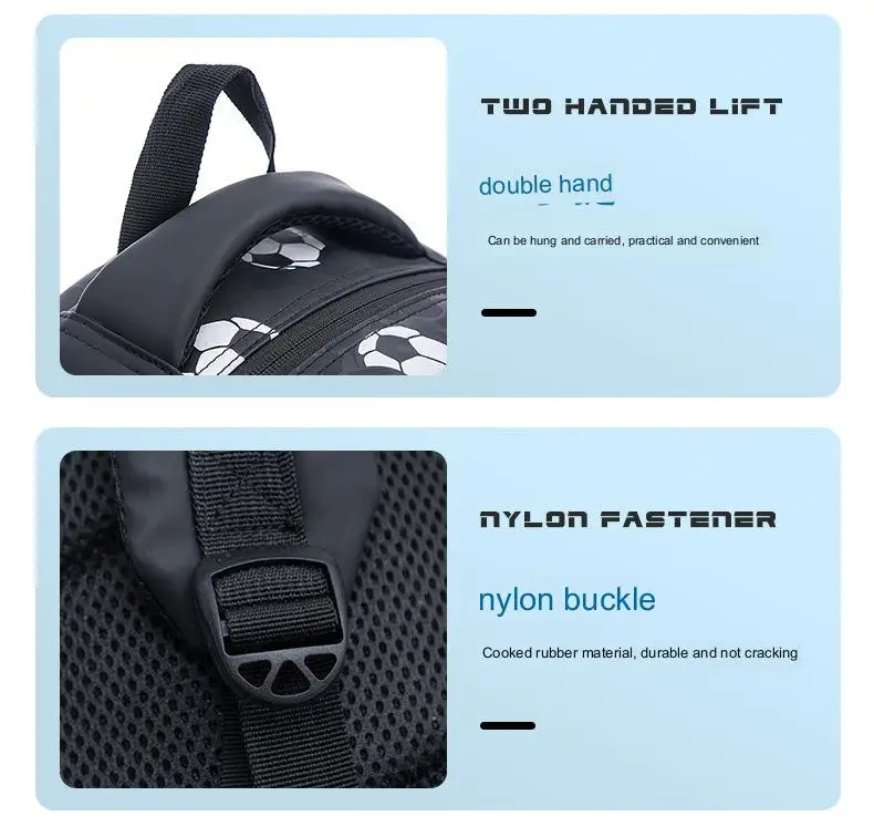 Lightweight Football Backpack for Children Schoolbag Backpack Travel School Bags for Teenage Boy Mochila Escolar Infantil Menino