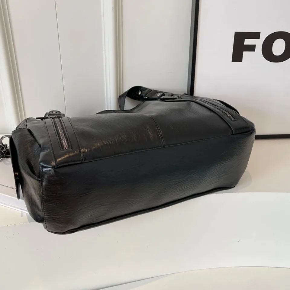 Daily Business Commuting Large Capacity Tote Hand Bags Soft Leather Shoulder Crossbody Bags for Women Handbags Sturdy Durable