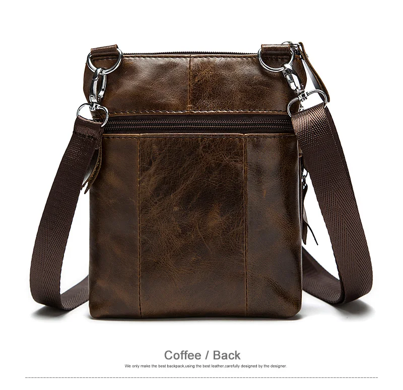 Vintage Cross Body Crossbody For Men Shoulder Genuine Leather Bag Messenger Handbag Briefcase Male Black Sac A Main Bolsas 2020
