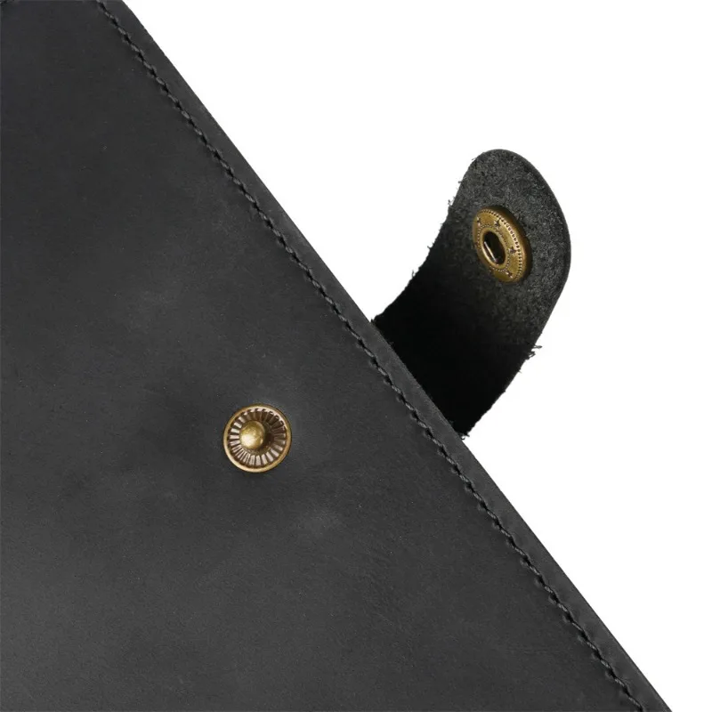 Cow Leather Journal Cover for Field Notes Portable Refillable Notepad with Pen Holder Pocket Notebooks Fits 3.5'' X 5.5'' Diary