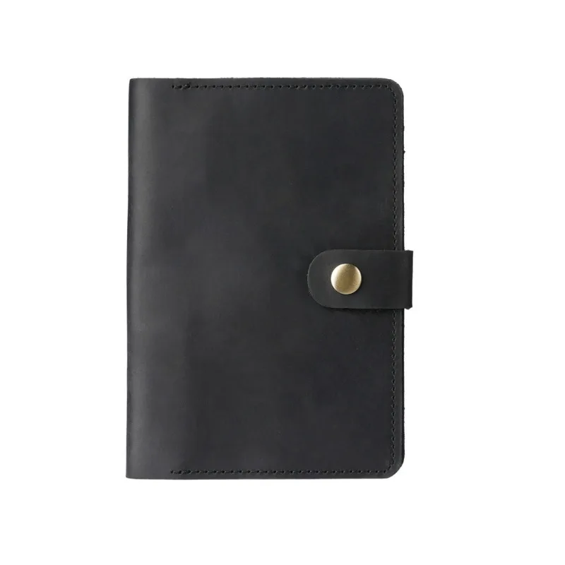 Cow Leather Journal Cover for Field Notes Portable Refillable Notepad with Pen Holder Pocket Notebooks Fits 3.5'' X 5.5'' Diary