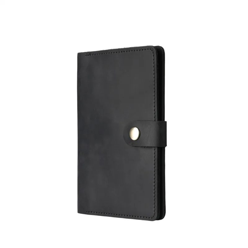 Cow Leather Journal Cover for Field Notes Portable Refillable Notepad with Pen Holder Pocket Notebooks Fits 3.5'' X 5.5'' Diary
