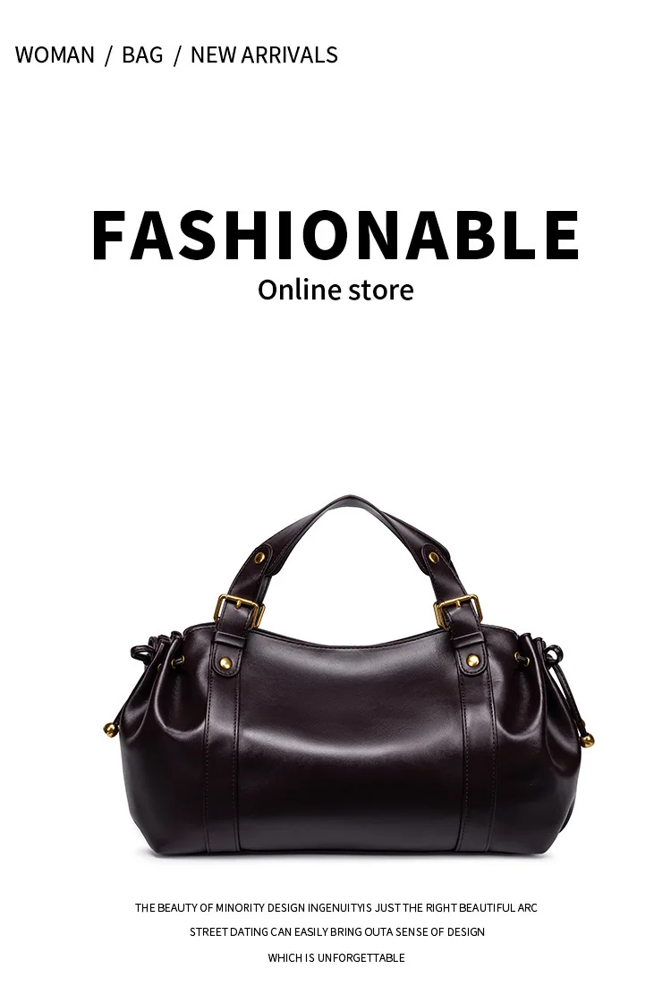 Fashion Large Capacity Ruched Tote Bag Designer Drawsting Women Handbags Luxury Soft Pu Commuter Bags 2026 Trend City Bag
