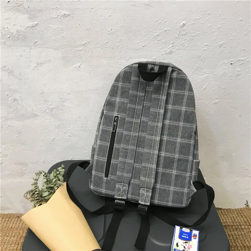 Fashion Girl College School Bag Casual New Simple Women Backpack Striped Book Packbags for Teenage Travel Shoulder Bag Rucksack