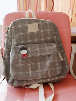 Fashion Girl College School Bag Casual New Simple Women Backpack Striped Book Packbags for Teenage Travel Shoulder Bag Rucksack