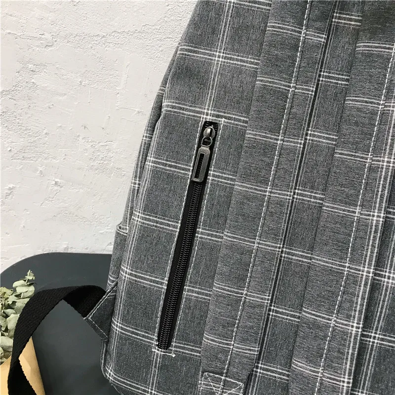 Fashion Girl College School Bag Casual New Simple Women Backpack Striped Book Packbags for Teenage Travel Shoulder Bag Rucksack