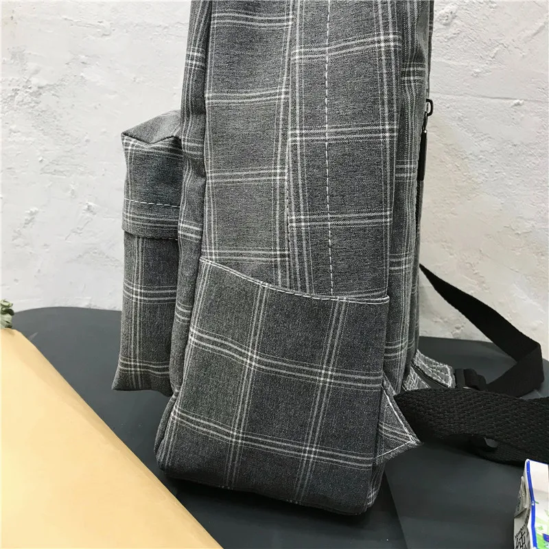 Fashion Girl College School Bag Casual New Simple Women Backpack Striped Book Packbags for Teenage Travel Shoulder Bag Rucksack