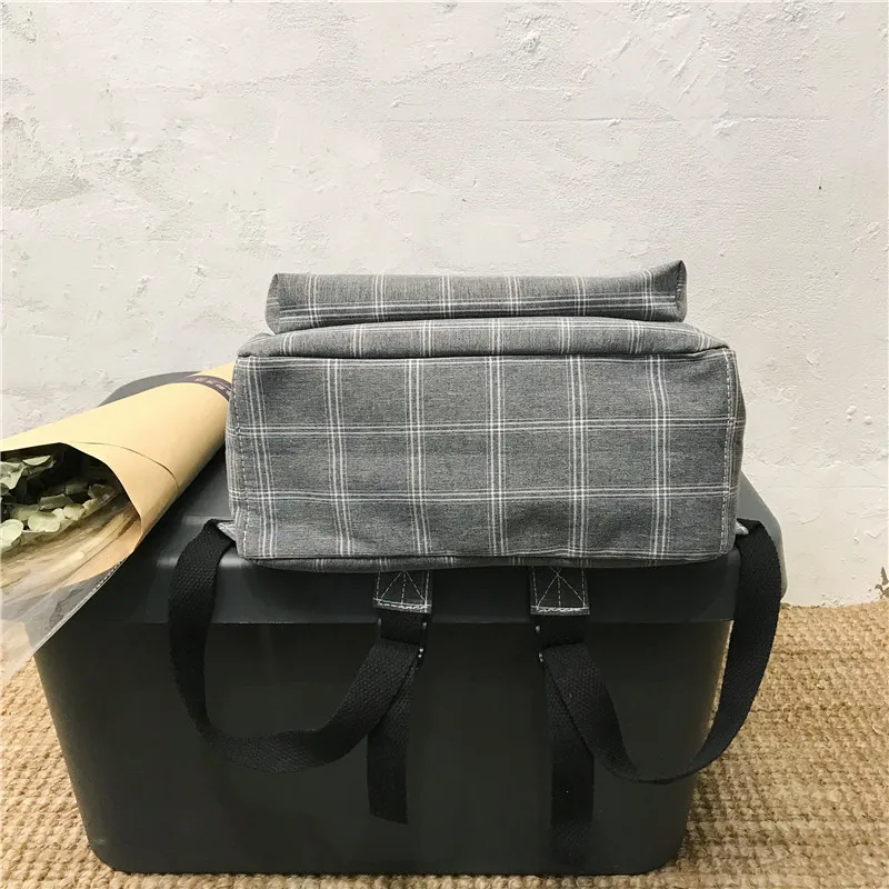 Fashion Girl College School Bag Casual New Simple Women Backpack Striped Book Packbags for Teenage Travel Shoulder Bag Rucksack