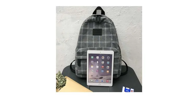 Fashion Girl College School Bag Casual New Simple Women Backpack Striped Book Packbags for Teenage Travel Shoulder Bag Rucksack