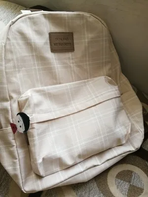 Fashion Girl College School Bag Casual New Simple Women Backpack Striped Book Packbags for Teenage Travel Shoulder Bag Rucksack
