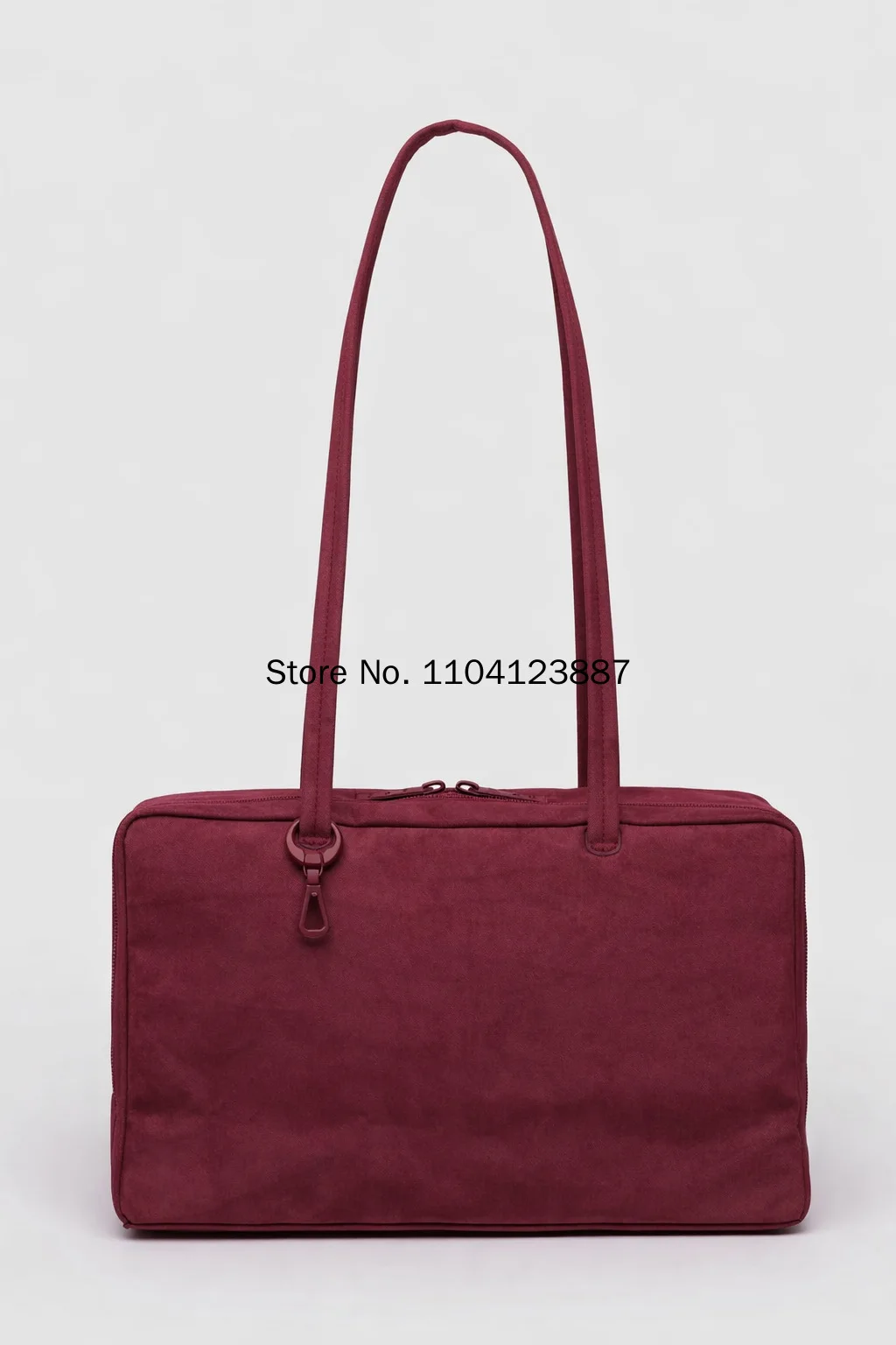 Nylon Square Shoulder Bag Large Capacity Canvas Handbag Lightweight Zipper Tote Bag Daily Commute Travel Storage Bag Gym Gift