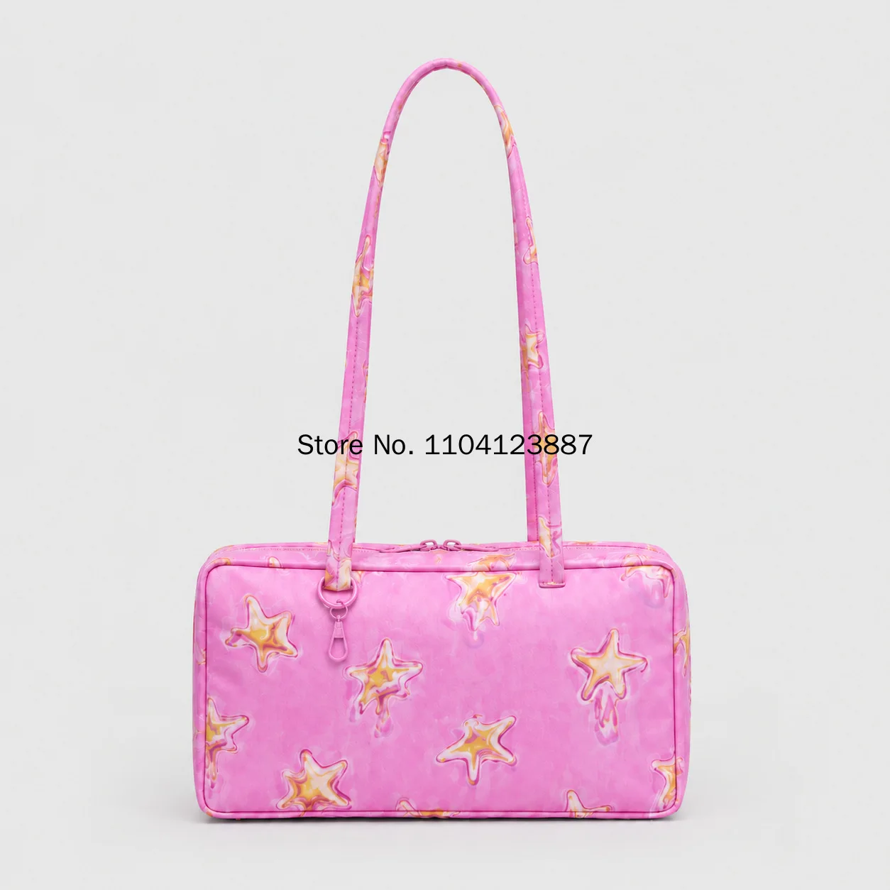 Nylon Square Shoulder Bag Large Capacity Canvas Handbag Lightweight Zipper Tote Bag Daily Commute Travel Storage Bag Gym Gift