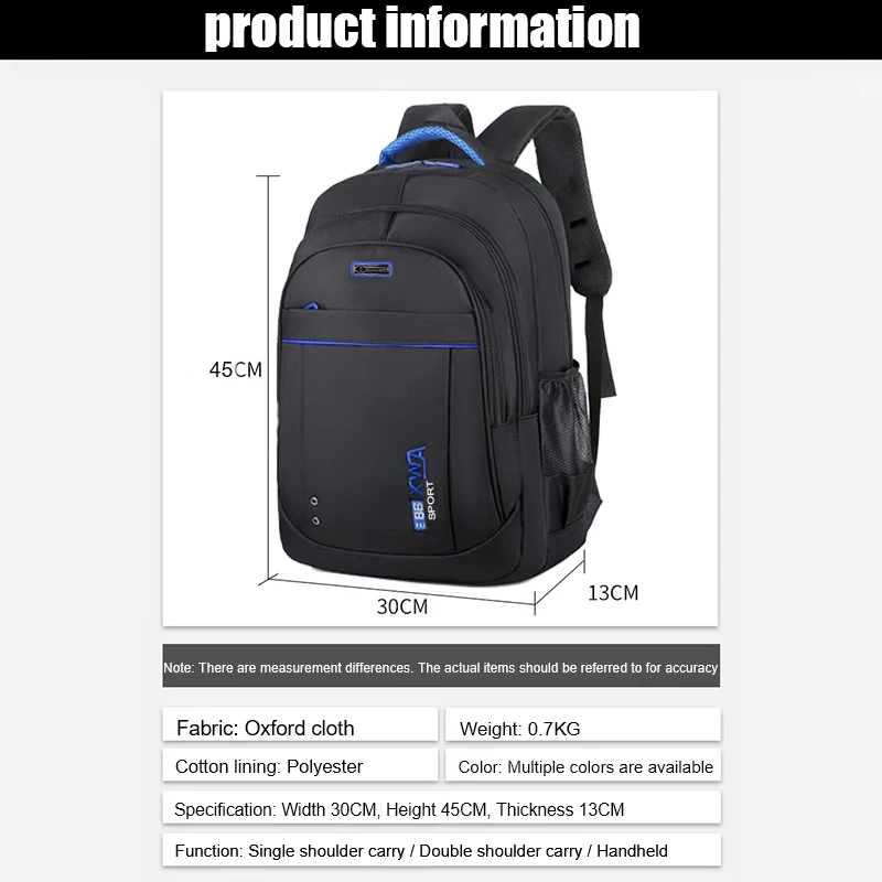 Anti-theft Laptop Backpack with USB Charging Port Large Capacity Business Travel School Bag for Men Women