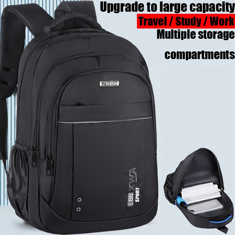 Anti-theft Laptop Backpack with USB Charging Port Large Capacity Business Travel School Bag for Men Women