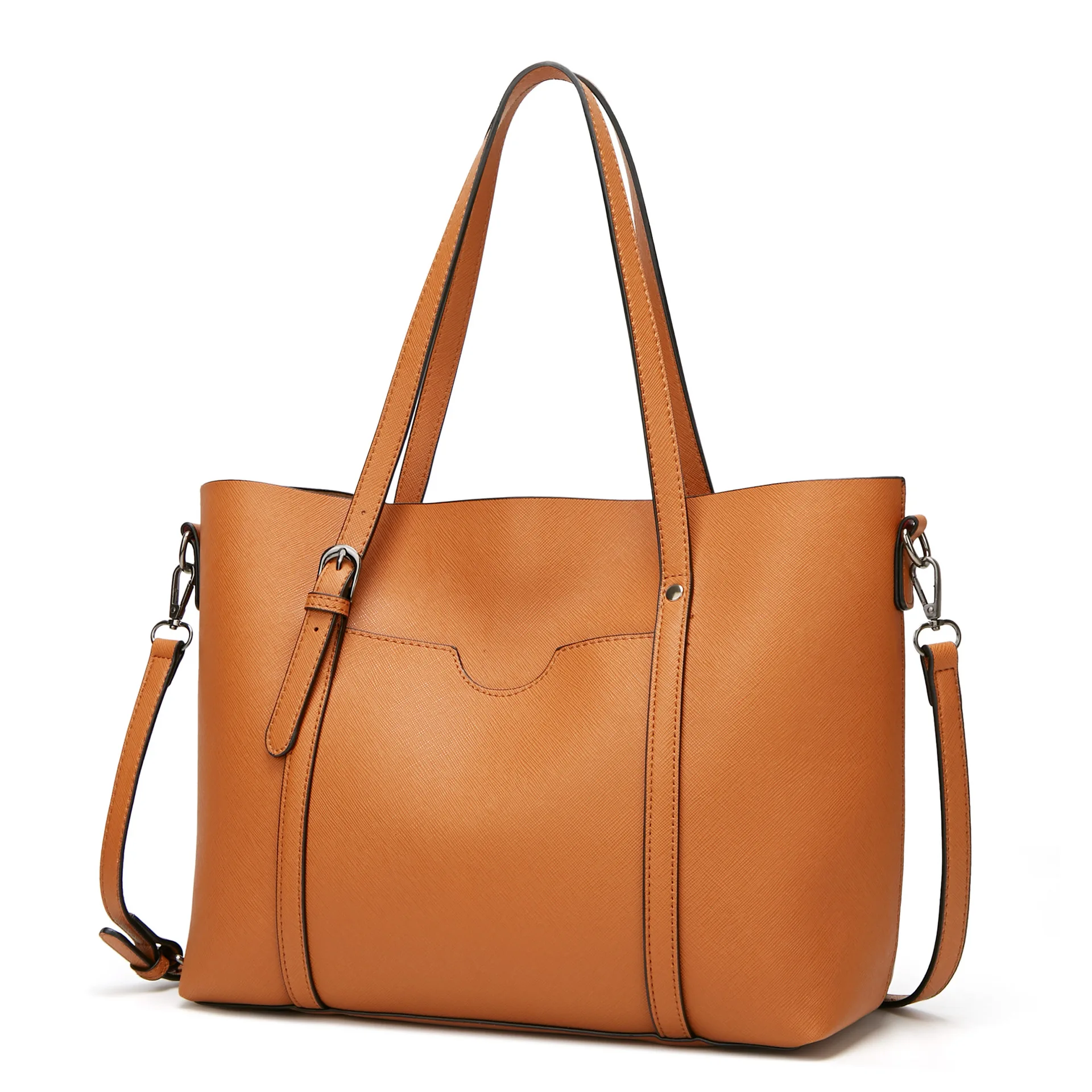 Women's Genuine Leather Tote Bag, Waterproof Multi Purpose Casual Shopping Outings Work Handbag Women Shoulder Crossbody Bags
