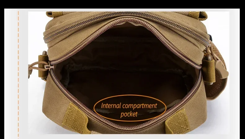 Tactical Waist Bag Molle Outdoor Handbag Waterproof Camping Travel Hiking Trekking Hunting Shoulder Bags Messenger Fishing Pack
