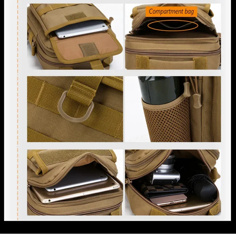Tactical Waist Bag Molle Outdoor Handbag Waterproof Camping Travel Hiking Trekking Hunting Shoulder Bags Messenger Fishing Pack