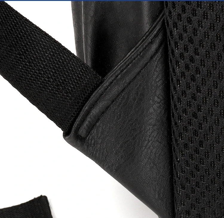 High Quality USB Charging Backpack Men PU Leather Bagpack Large Laptop Backpacks Male Mochilas Schoolbag For Teenagers Boys