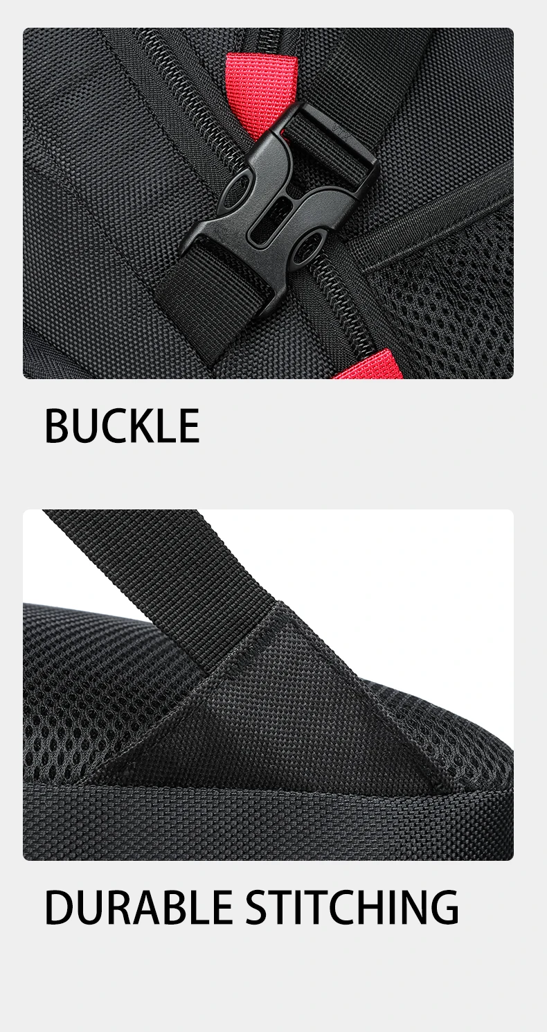 Large-Capacity Backpack 30L Men Portable Casual Backpack Multiple Compartments Anti-Theft Design Laptop Bag Zipper Daypack