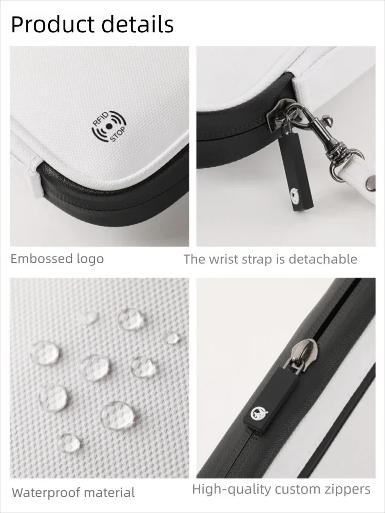 RFID Travel Passport Holder Waterproof Document Organizer Wallet Large Capacity Ticket Card Bag for Men Women Family Trip