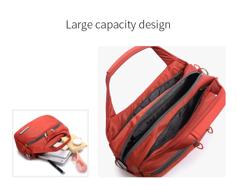 Fouvor Women's Nylon Bag 2025 New Fashion Large Capacity Shoulder Bags Oxford Handbag Ladies Casual Travel Canvas Tote 2587-10