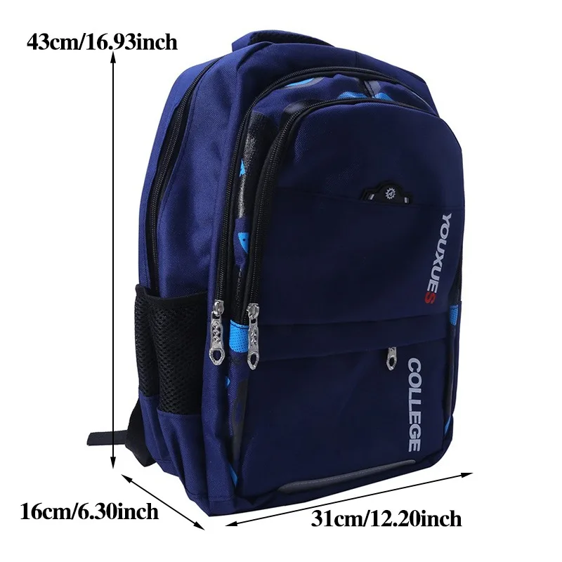 Waterproof Children School Backpack, Casual Primary Schoolbag Book Bag for Boys Daily School Use
