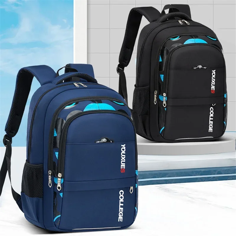 Waterproof Children School Backpack, Casual Primary Schoolbag Book Bag for Boys Daily School Use