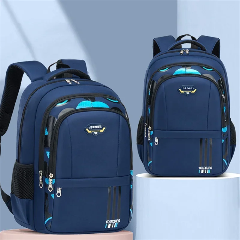 Waterproof Children School Backpack, Casual Primary Schoolbag Book Bag for Boys Daily School Use