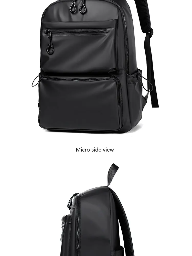 A 14 Inch Computer Backpack Large Capacity Simple Durable Men's Backpack Lightweight Men's Travel Backpack Student Schoolbag