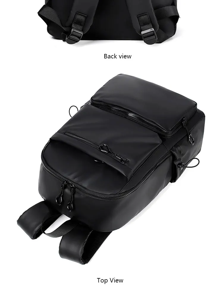 A 14 Inch Computer Backpack Large Capacity Simple Durable Men's Backpack Lightweight Men's Travel Backpack Student Schoolbag
