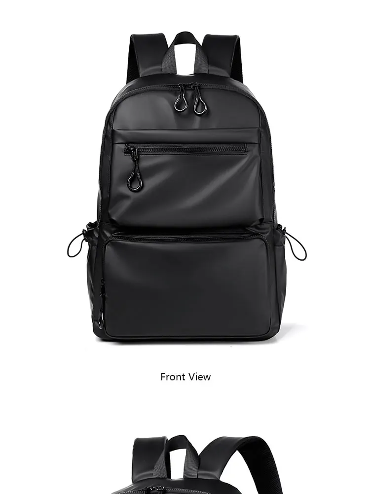 A 14 Inch Computer Backpack Large Capacity Simple Durable Men's Backpack Lightweight Men's Travel Backpack Student Schoolbag