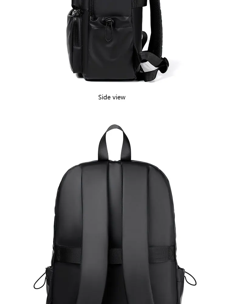 A 14 Inch Computer Backpack Large Capacity Simple Durable Men's Backpack Lightweight Men's Travel Backpack Student Schoolbag
