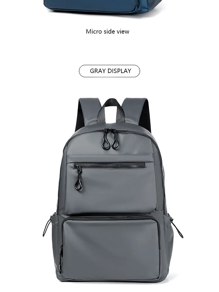 A 14 Inch Computer Backpack Large Capacity Simple Durable Men's Backpack Lightweight Men's Travel Backpack Student Schoolbag
