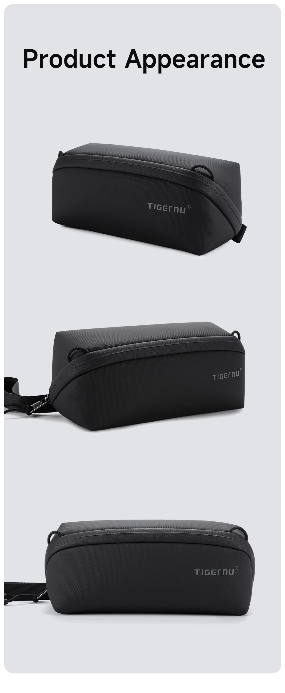 Tigernu Small Storage Bag For Travel Clutch Bag Men Handheld Bags Waterproof TPU Bags Male Portable Bag For PTZ Camera POCKET 3