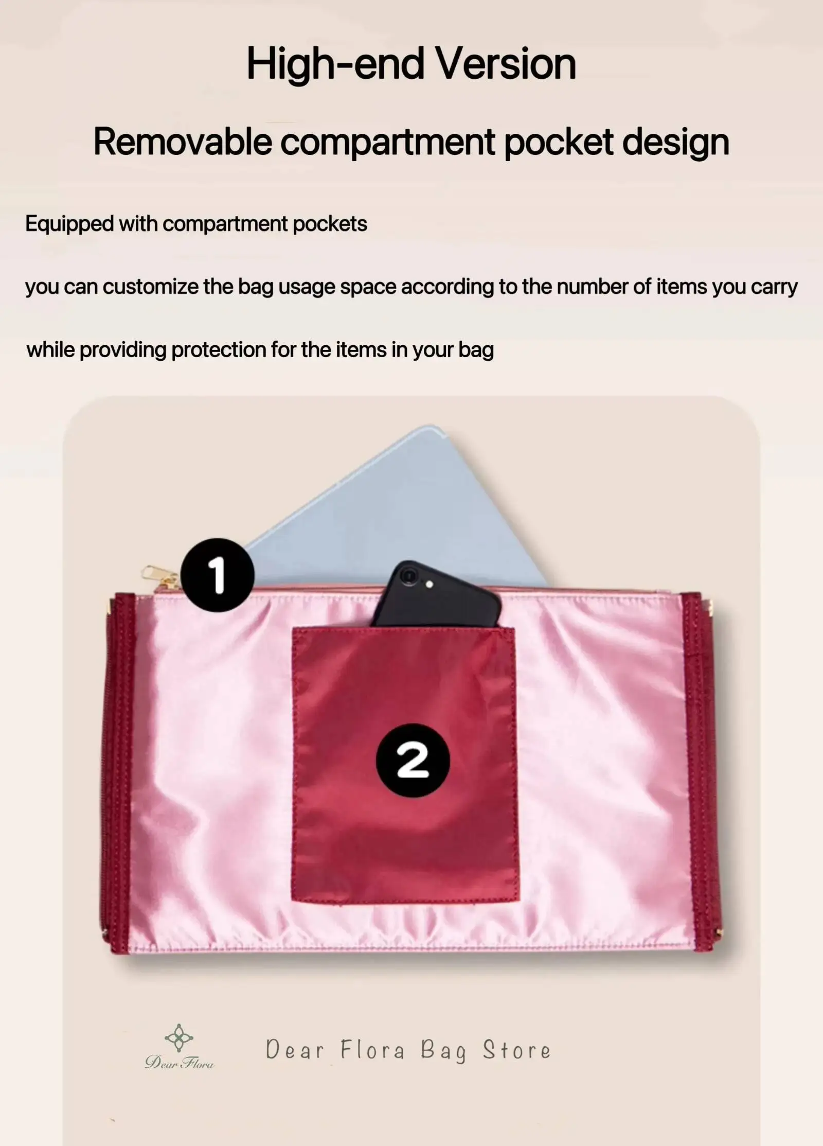 Japanese Sweet Women Ribbon Ita Bag Cute Lolita Girl Transparent Handbags Fashion Large Capacity Tote Bag Aesthetic Shoulder Bag