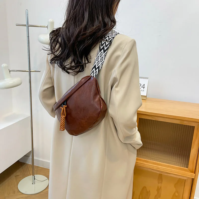 Soft Leather Waist Bag For Women Chain Fanny Pack High Quality Shoulder Belt Purse Bags Fashion Designer Crossbody Chest Bags