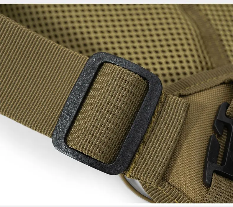 Multi-functional Chest Pack Tactical Vest for Men Hydration Backpack with Gear Holder Running Bag for Marathon Cycling Trekking