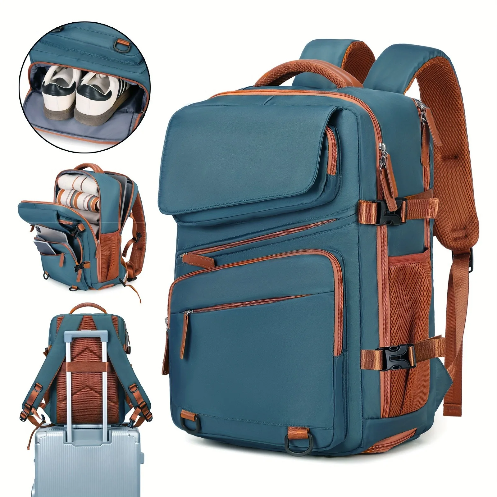 Business Backpack for Men and Women, Large Capacity Expandable Backpack, Computer Backpack, Backpack, Travel Bag