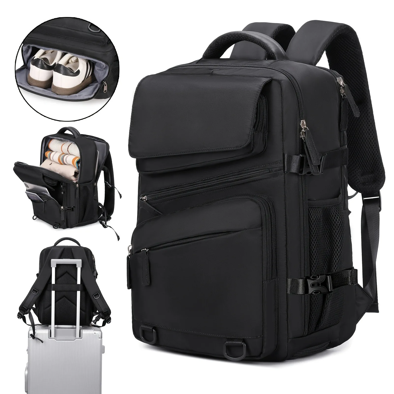 Business Backpack for Men and Women, Large Capacity Expandable Backpack, Computer Backpack, Backpack, Travel Bag