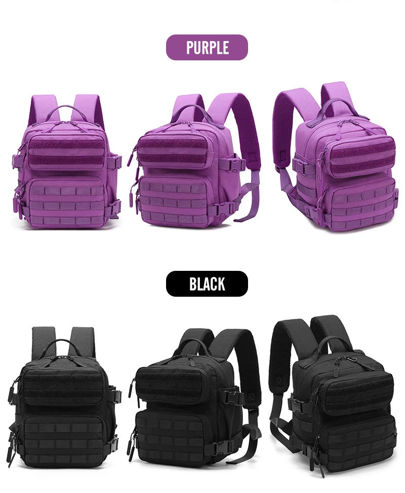 New Camping Hiking Backpack Tactical Molle 900D Men&Women School Bag Outdoor Gym Ruckdack Shoulder Pack with Dual Cup Holder