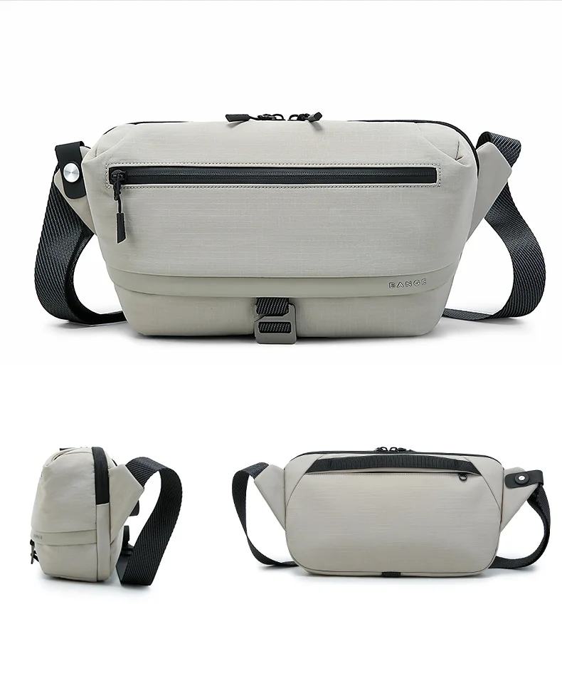 BANGE Waterproof Chest Bag Multi-Carry Modes Sling Crossbody Travel Shoulder Messenger Bag
