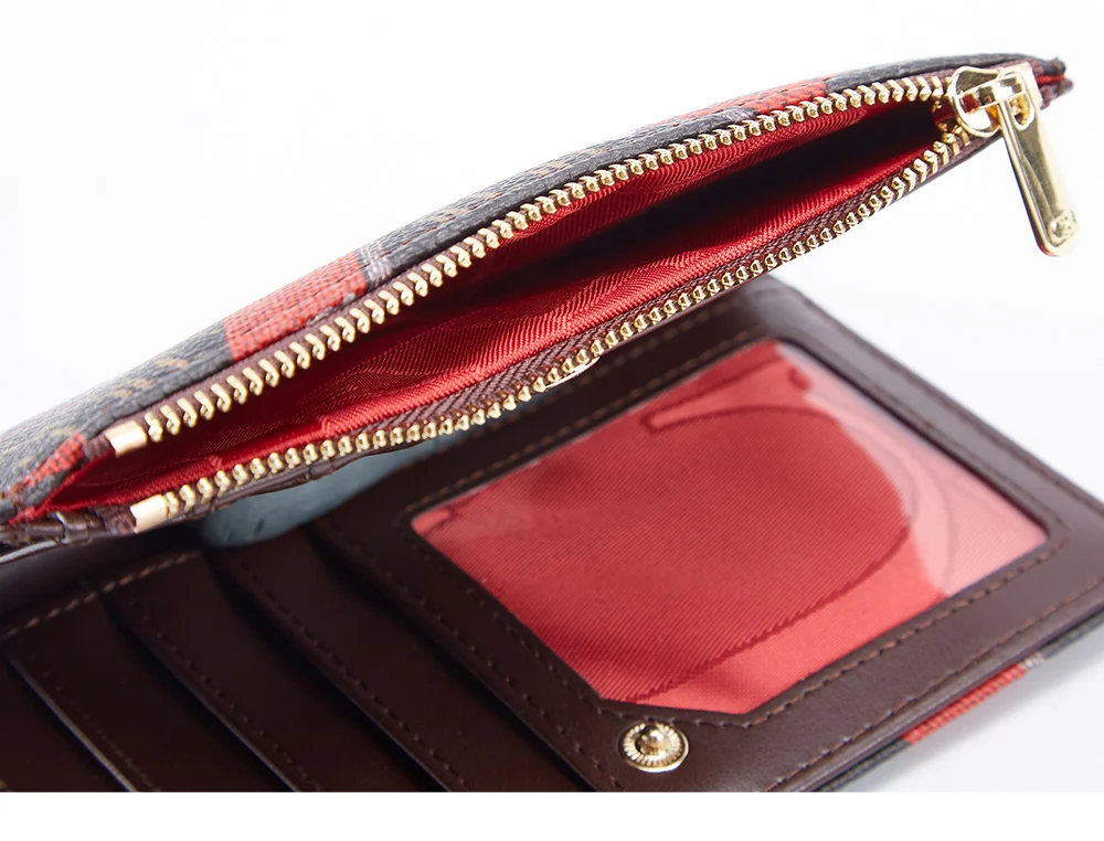 CHCH Women's Wallet 2025 Spring New Cartoon Printed Women's Credit Card Bag ID Bag