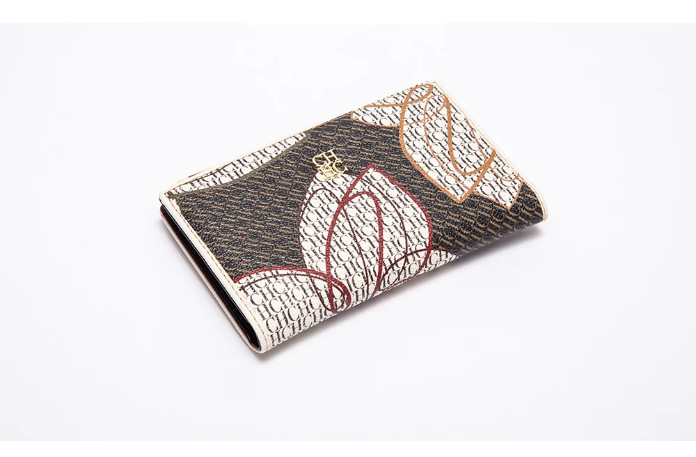 CHCH Women's Wallet 2025 Spring New Cartoon Printed Women's Credit Card Bag ID Bag
