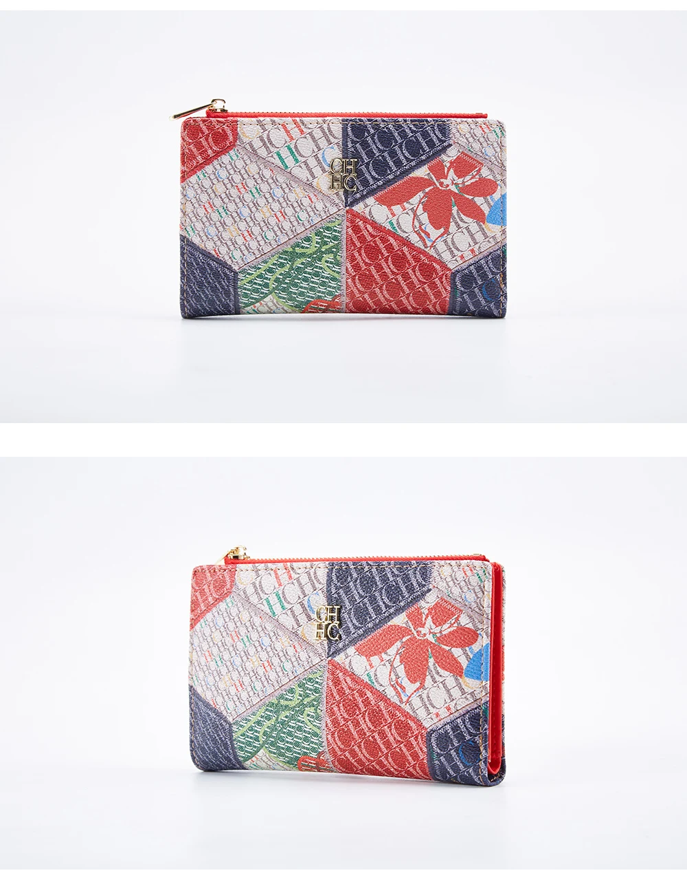 CHCH Women's Wallet 2025 Spring New Cartoon Printed Women's Credit Card Bag ID Bag