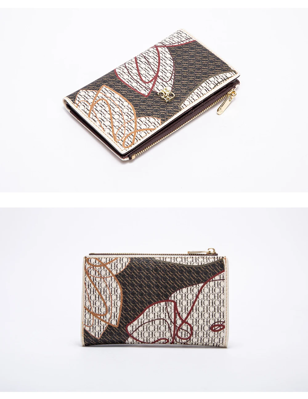 CHCH Women's Wallet 2025 Spring New Cartoon Printed Women's Credit Card Bag ID Bag