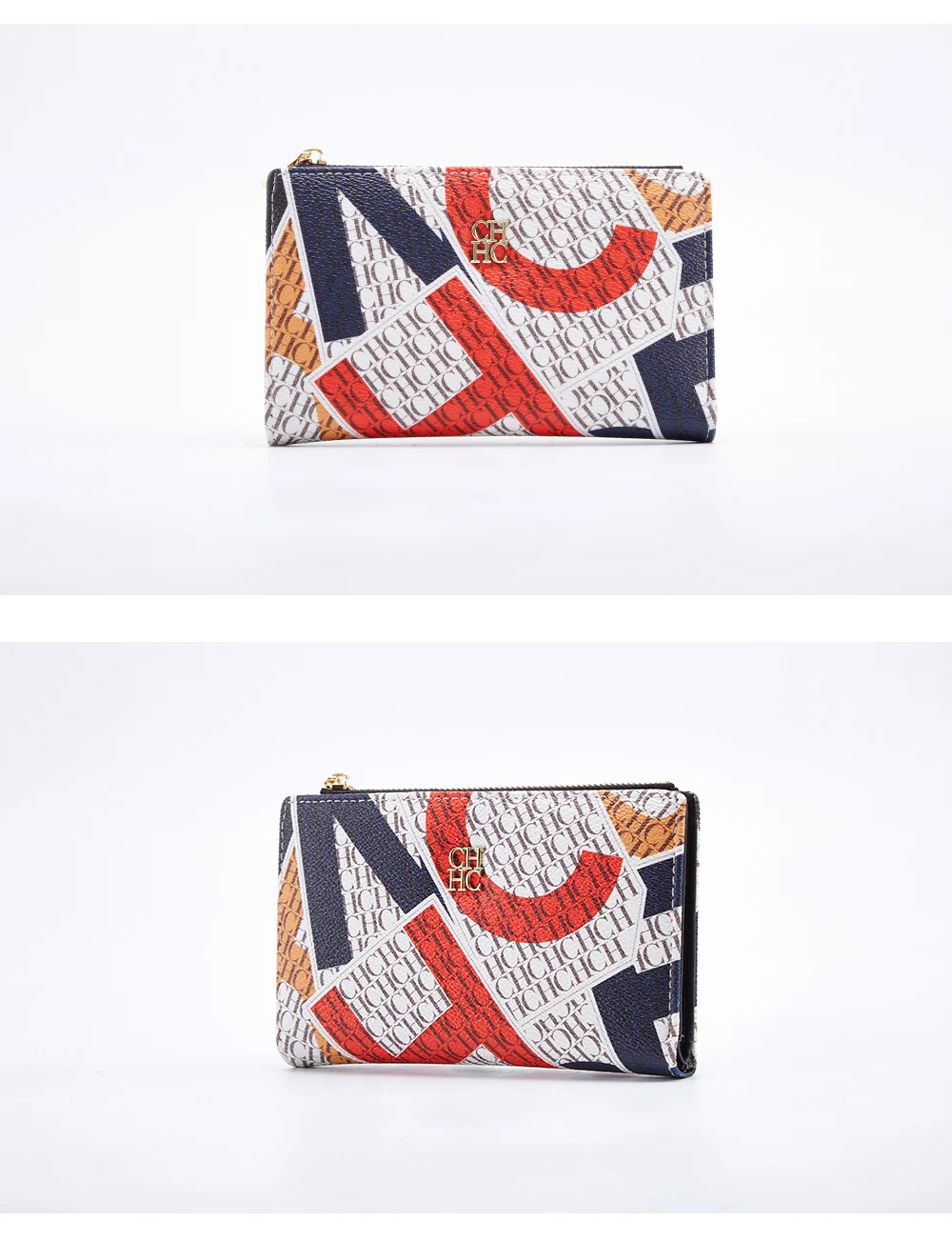 CHCH Women's Wallet 2025 Spring New Cartoon Printed Women's Credit Card Bag ID Bag