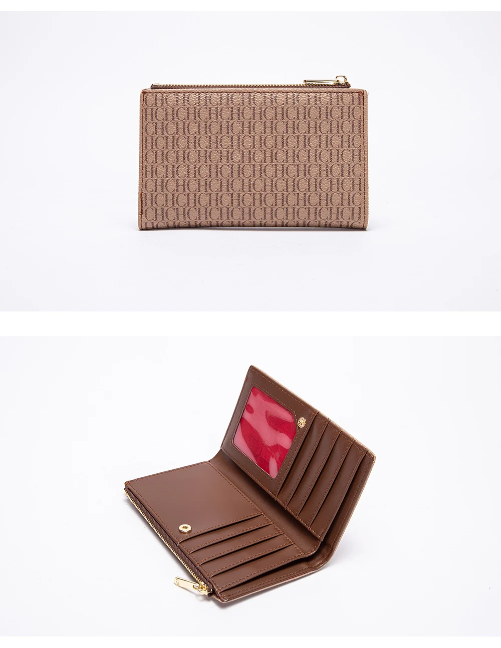 CHCH Women's Wallet 2025 Spring New Cartoon Printed Women's Credit Card Bag ID Bag